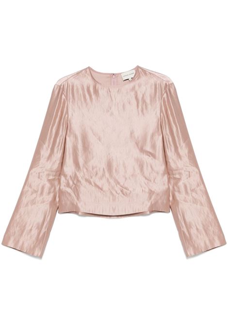 Blusa con finitura satinata nino in rosa Loulou Studio - donna LOULOU DE SAISON | NINOPTLRS